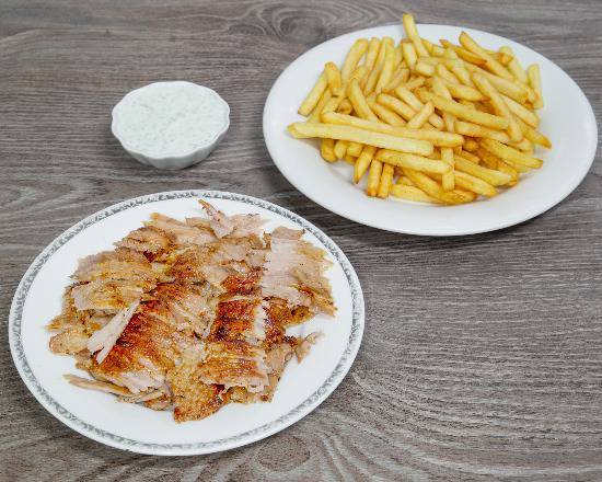 Viande et frites